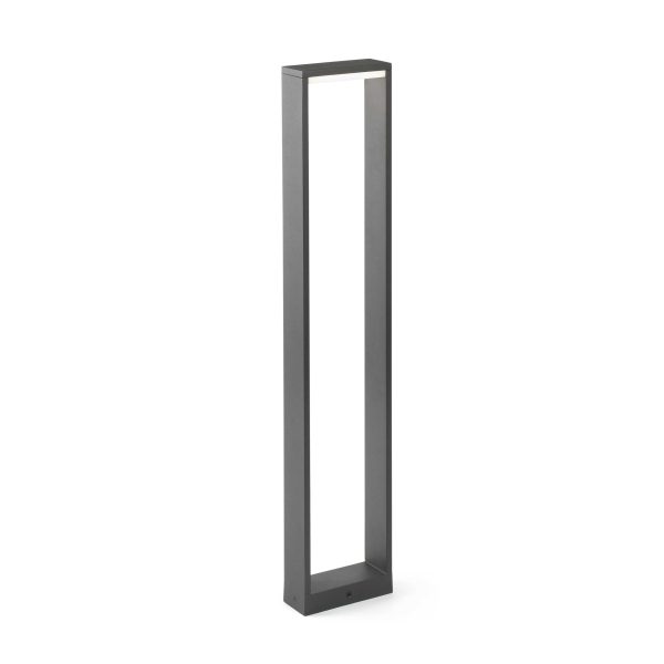 ALP LED Pie de Faro. Medidas: L 150 x A 800 x F 60 mm. Color: Gris