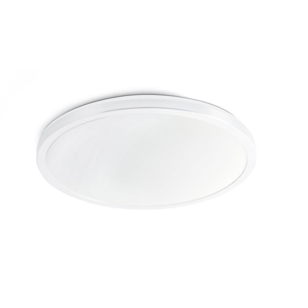 AMI LED Aplique de Faro. Medidas: Ø 285 x L 280 x A 60 x F 280 mm. Color: Blanco
