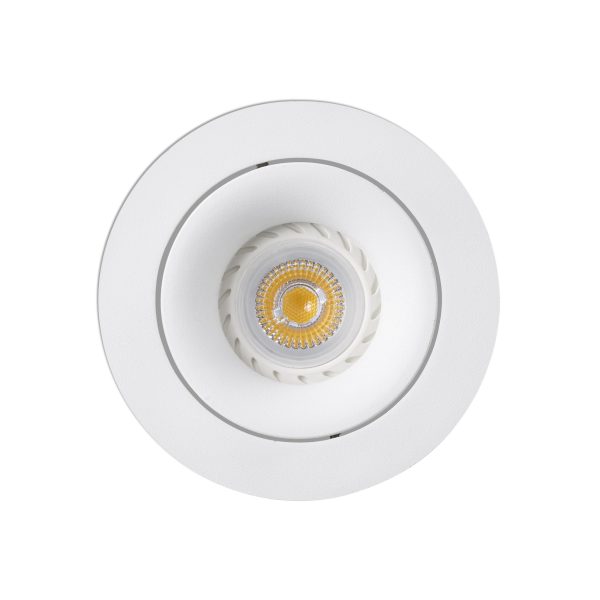 ARGÓN-R Foco de Faro. Medidas: Ø 114 x L 114 x A 40 x F 114 mm. Color: Blanco