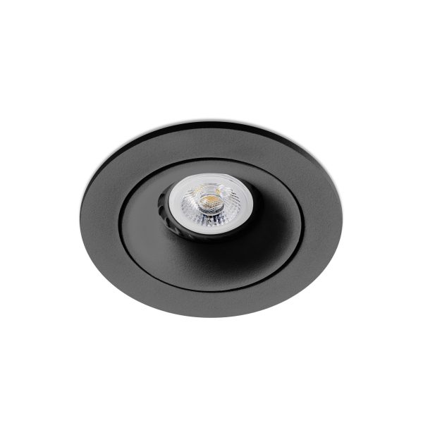 ARGON-R Foco de Faro. Medidas: Ø 114 x L 114 x A 40 x F 114 mm. Color: Negro