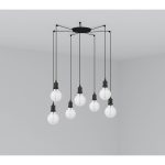 ART Colgante de Faro. Medidas: L 273 x A 1590 x F 273 mm. Color: Negro