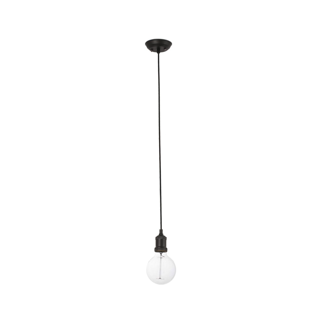 ART Colgante de Faro. Medidas: L 110 x A 2090 x F 110 mm. Color: Negro