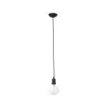 ART Colgante de Faro. Medidas: L 110 x A 2090 x F 110 mm. Color: Negro
