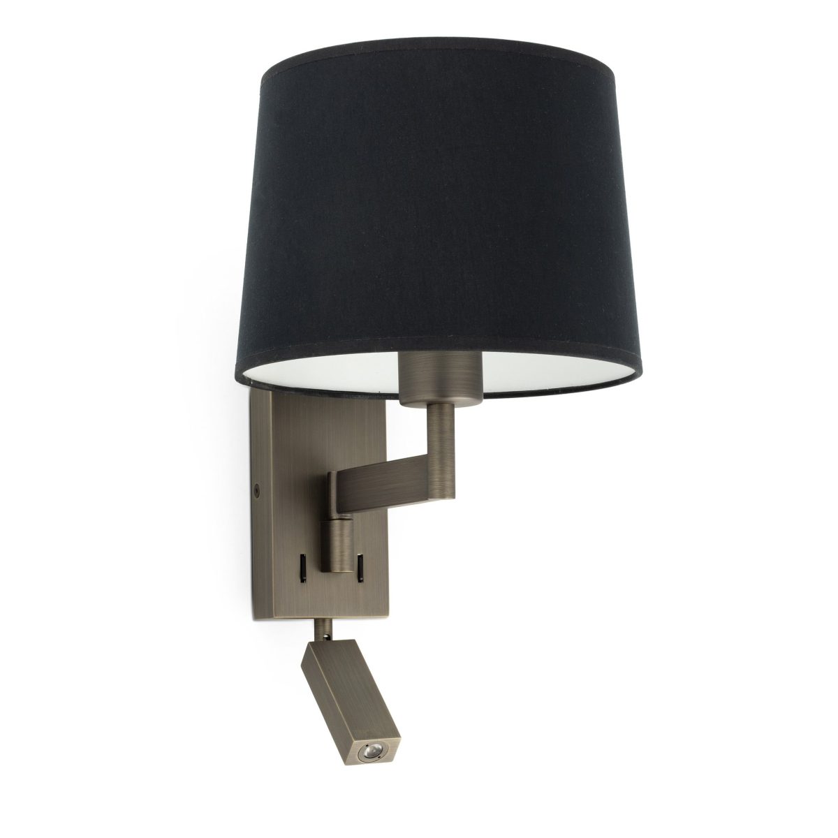 ARTIS Aplique de Faro. Medidas: L 215 x A 390 x F 221 mm. Color: Bronce