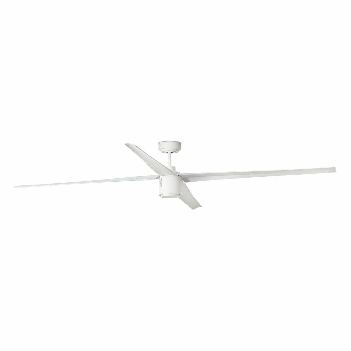 ATTOS LED Ventilador de techo con luz de Faro. Medidas: Ø 2130 x L 2130 x A 340 x F 2130 mm. Color: Blanco