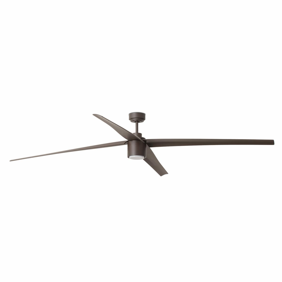 ATTOS LED Ventilador de techo con luz de Faro. Medidas: Ø 2130 x L 2130 x A 340 x F 2130 mm. Color: Marrón