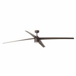 ATTOS LED Ventilador de techo con luz de Faro. Medidas: Ø 2130 x L 2130 x A 340 x F 2130 mm. Color: Marrón