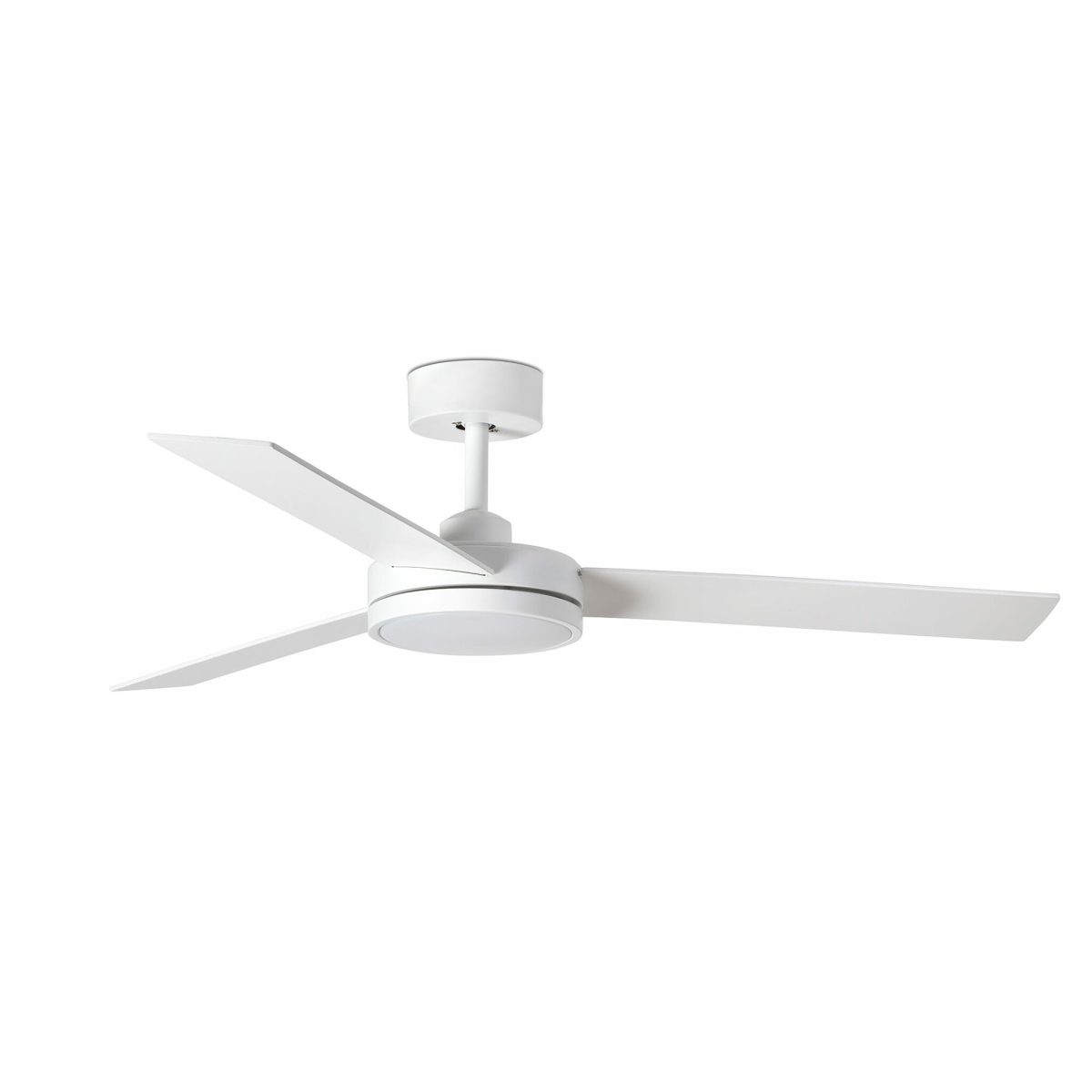 BARTH Ventilador de techo con luz de Faro. Medidas: Ø 1320 x A 291 mm. Color: Blanco