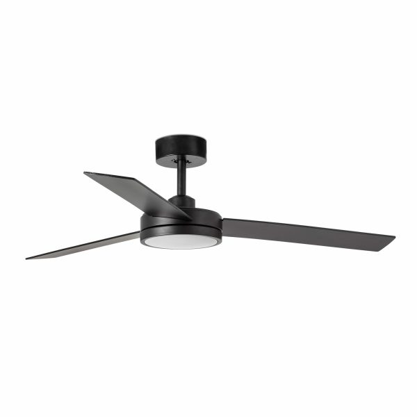 BARTH Ventilador de techo con luz de Faro. Medidas: Ø 1320 x A 291 mm. Color: Negro