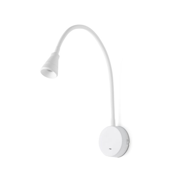 BEL LED Aplique de Faro. Medidas: L 80 x A 500 x F 500 mm. Color: Blanco