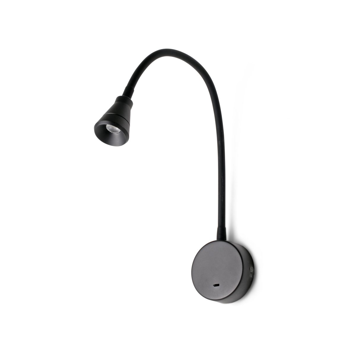 BEL LED Aplique de Faro. Medidas: L 80 x A 500 x F 500 mm. Color: Negro