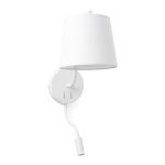 BERNI Aplique de Faro. Medidas: L 200 x A 570 x F 290 mm. Color: Blanco