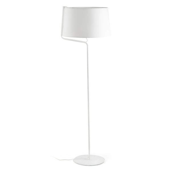 BERNI Pie de Faro. Medidas: Ø 480 x L 480 x A 1510 x F 480 mm. Color: Blanco