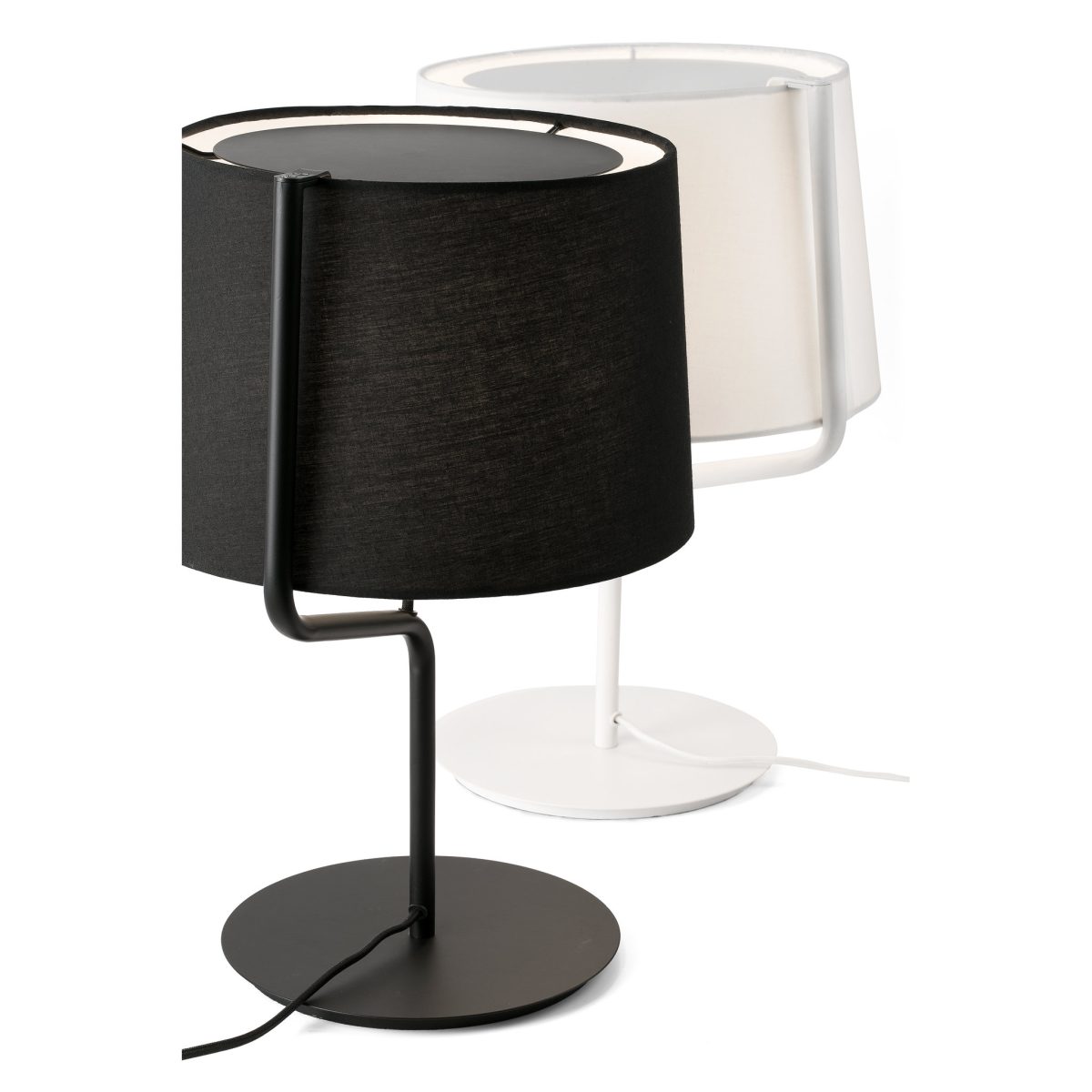 BERNI Sobremesa de Faro. Medidas: Ø 310 x L 310 x A 450 x F 310 mm. Color: Negro