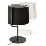 BERNI Sobremesa de Faro. Medidas: Ø 310 x L 310 x A 450 x F 310 mm. Color: Negro