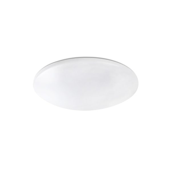 BIC LED Plafón de Faro. Medidas: Ø 600 x L 600 x A 145 x F 600 mm. Color: Blanco