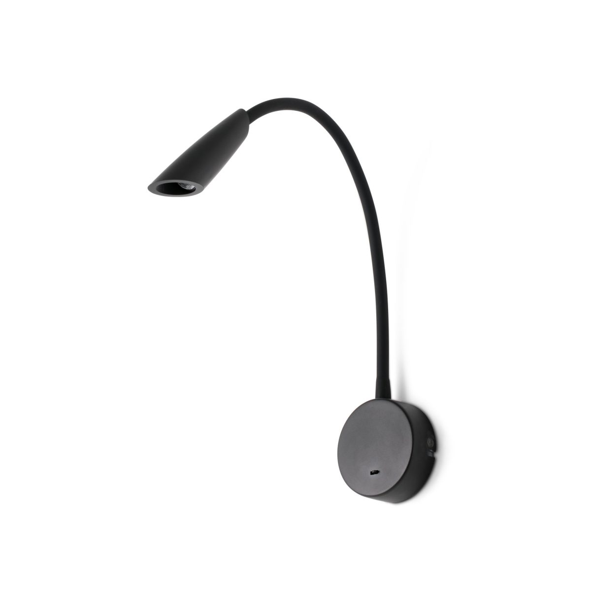 BOKEN LED Aplique de Faro. Medidas: L 80 x A 460 x F 460 mm. Color: Negro