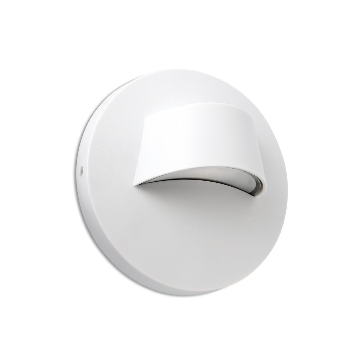 BROW LED Aplique de Faro. Medidas: L 120 x A 120 x F 70 mm. Color: Blanco