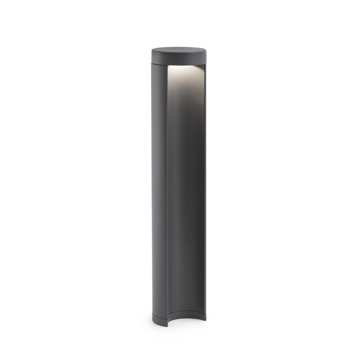 CHANDRA LED Pie de Faro. Medidas: L 90 x A 450 x F 90 mm. Color: Gris