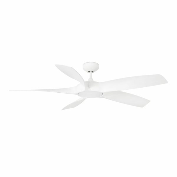 COCOS Ventilador de techo con luz de Faro. Medidas: Ø 1370 x L 1370 x A 260 x F 1370 mm. Color: Blanco