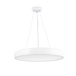 COCOTTE-L Plafón de Faro. Medidas: Ø 550 x L 550 x A 80 x F 550 mm. Color: Blanco