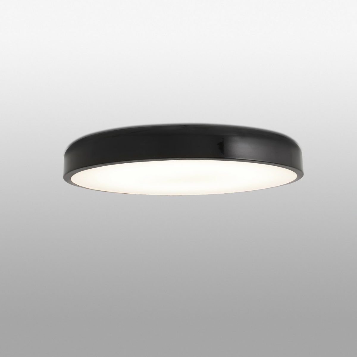 COCOTTE-L Plafón de Faro. Medidas: Ø 550 x L 550 x A 80 x F 550 mm. Color: Negro