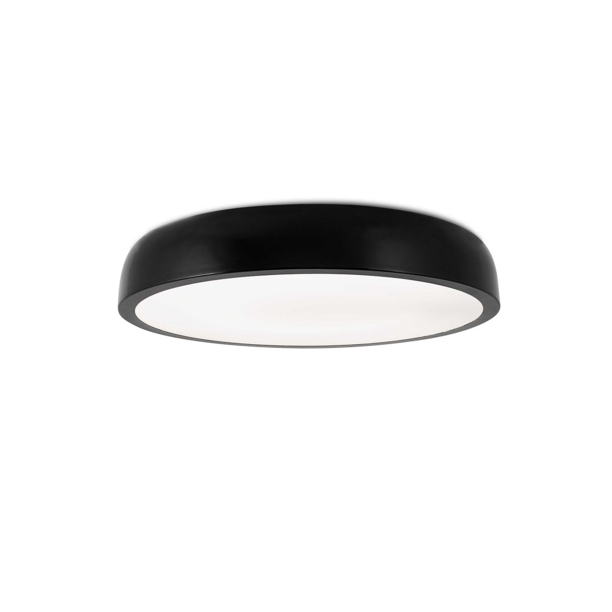COCOTTE LED Plafón de Faro. Medidas: Ø 430 x L 430 x A 85 x F 430 mm. Color: Negro