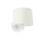 CONGA Aplique de Faro. Medidas: L 220 x A 215 x F 255 mm. Color: Blanco