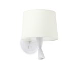 CONGA Aplique de Faro. Medidas: L 215 x A 280 x F 260 mm. Color: Blanco