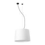 CONGA Colgante de Faro. Medidas: L 500 x A 1853 x F 500 mm. Color: Negro