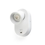 CORB Aplique de Faro. Medidas: L 100 x A 170 x F 115 mm. Color: Blanco
