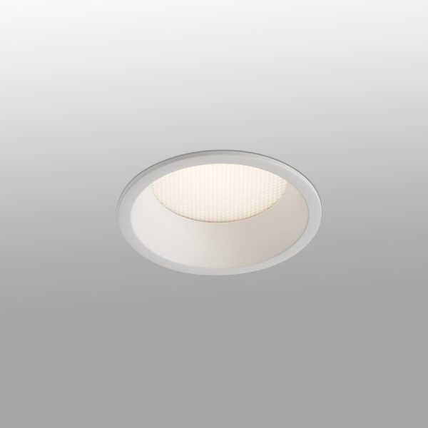 CROC Foco de Faro. Medidas: Ø 100 x L 100 x A 52 x F 100 mm. Color: Blanco