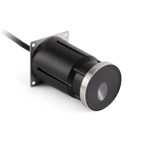 DANG LED Foco de Faro. Medidas: Ø 63 x L 63 x A 115 x F 63 mm. Color: Acero