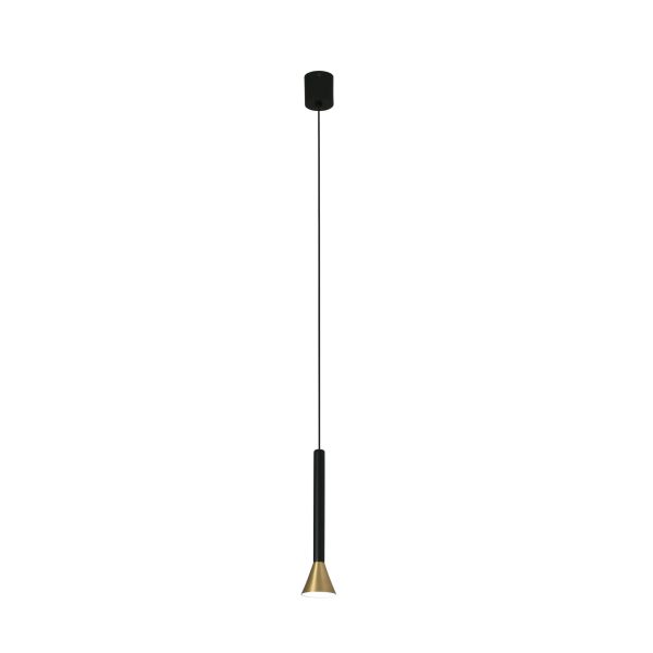 DANKA LED Colgante de Faro. Medidas: L 60 x A 3255 x F 60 mm. Color: Oro