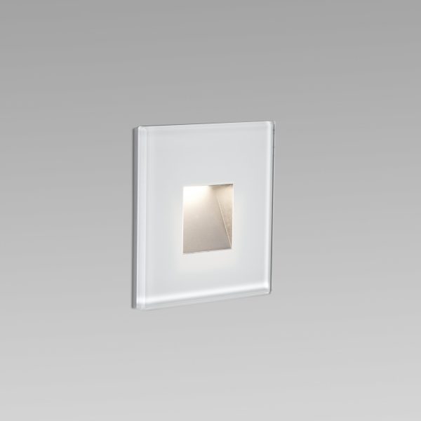 DART Foco de Faro. Medidas: L 80 x A 80 x F 36 mm. Color: Blanco
