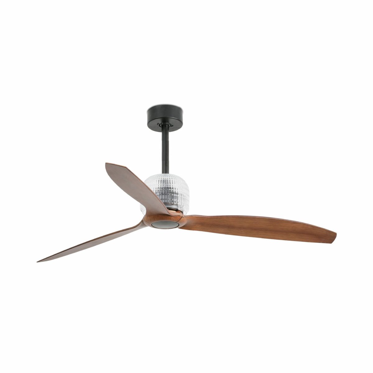 DECO FAN Ventilador de techo de Faro. Medidas: Ø 1280 x L 1280 x A 640 x F 1280 mm. Color: Negro