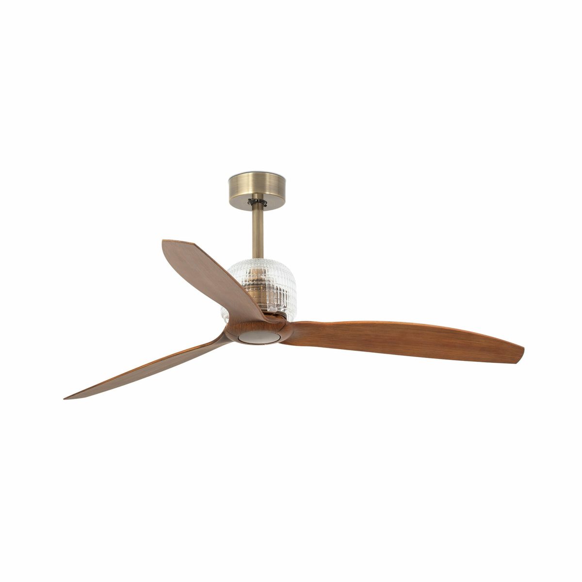DECO FAN Ventilador de techo de Faro. Medidas: Ø 1280 x L 1280 x A 640 x F 1280 mm. Color: Oro