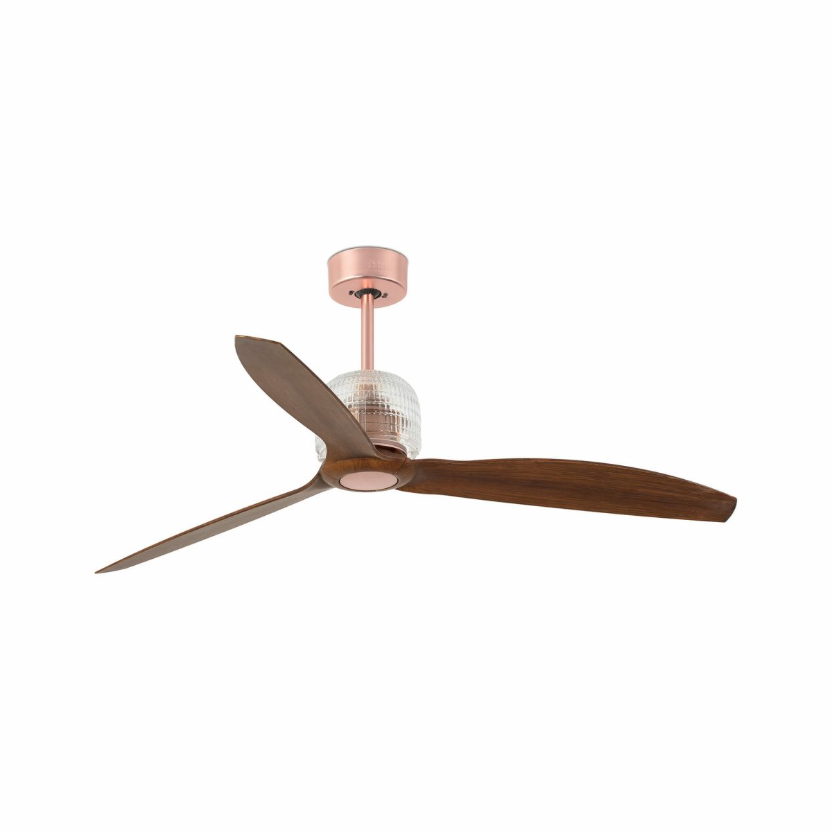 DECO FAN Ventilador de techo de Faro. Medidas: Ø 1280 x L 1280 x A 640 x F 1280 mm. Color: Cobre