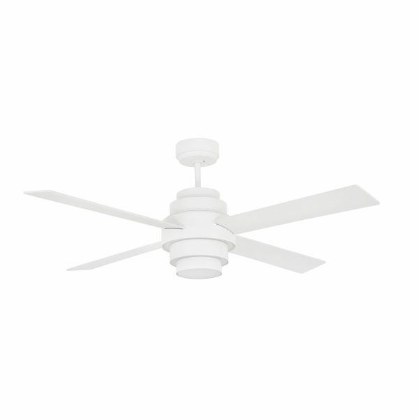 DISC FAN LED Ventilador de techo con luz de Faro. Medidas: Ø 1320 x L 1320 x A 460 x F 1320 mm. Color: Blanco