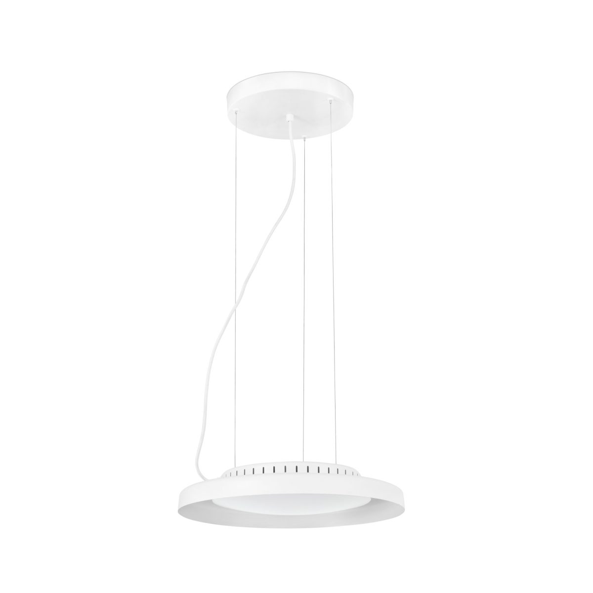 DOLME LED Colgante de Faro. Medidas: Ø 400 x L 400 x A 1670 x F 400 mm. Color: Blanco