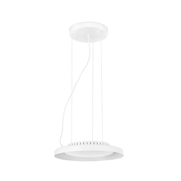 DOLME LED Colgante de Faro. Medidas: Ø 400 x L 400 x A 1670 x F 400 mm. Color: Blanco
