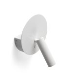 DUAS LED Aplique de Faro. Medidas: Ø 144 x L 144 x A 183 x F 65 mm. Color: Blanco