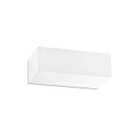 EACO Aplique de Faro. Medidas: L 218 x A 75 x F 75 mm. Color: Blanco