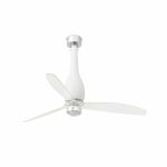 ETERFAN LED Ventilador de techo con luz de Faro. Medidas: Ø 1280 x L 1280 x A 674 x F 1280 mm. Color: Blanco
