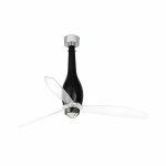 ETERFAN LED Ventilador de techo con luz de Faro. Medidas: Ø 1280 x L 1280 x A 674 x F 1280 mm. Color: Negro