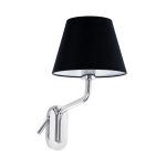 ETERNA Aplique de Faro. Medidas: L 70 x A 470 x F 200 mm. Color: Cromo