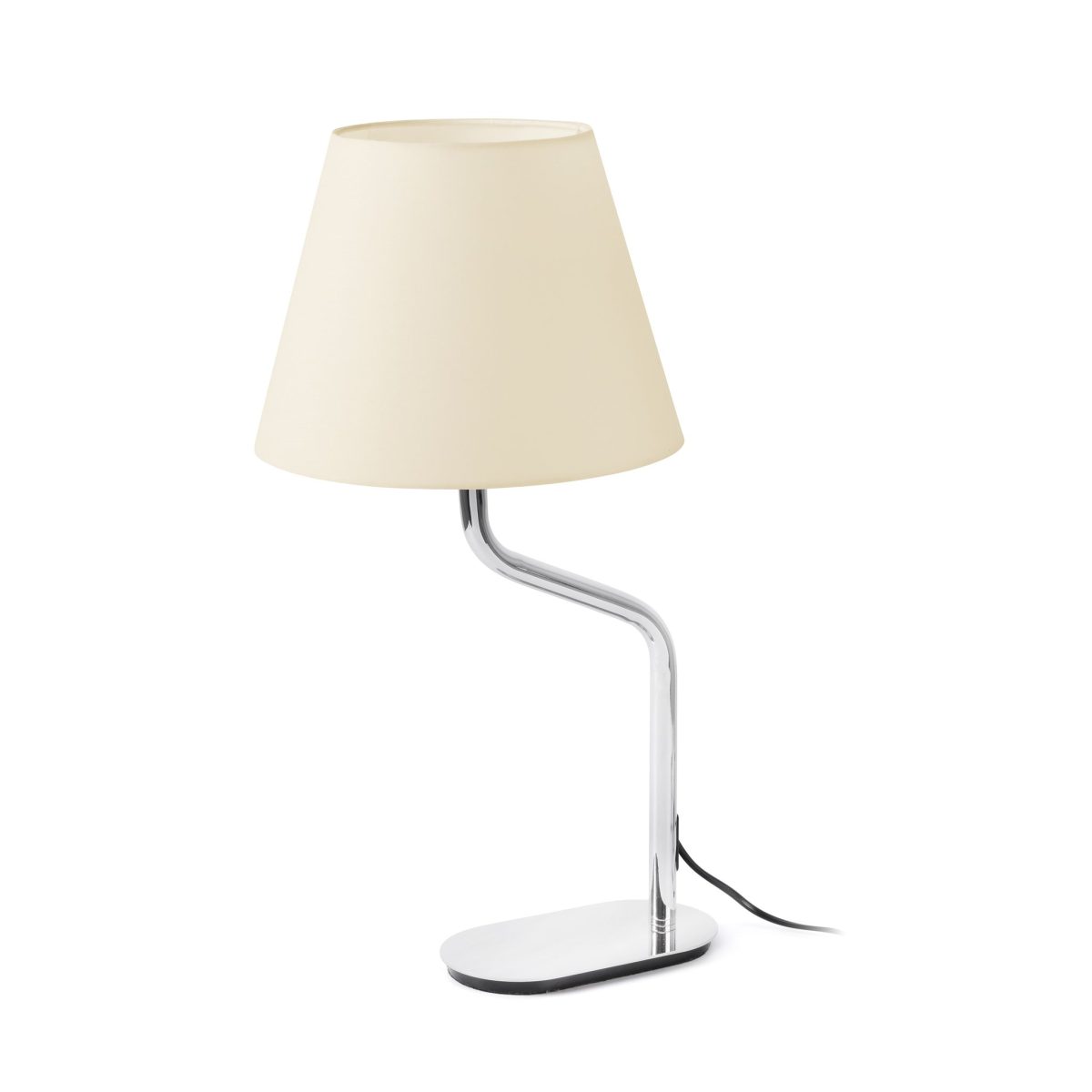 ETERNA Sobremesa de Faro. Medidas: L 105 x A 600 x F 270 mm. Color: Cromo