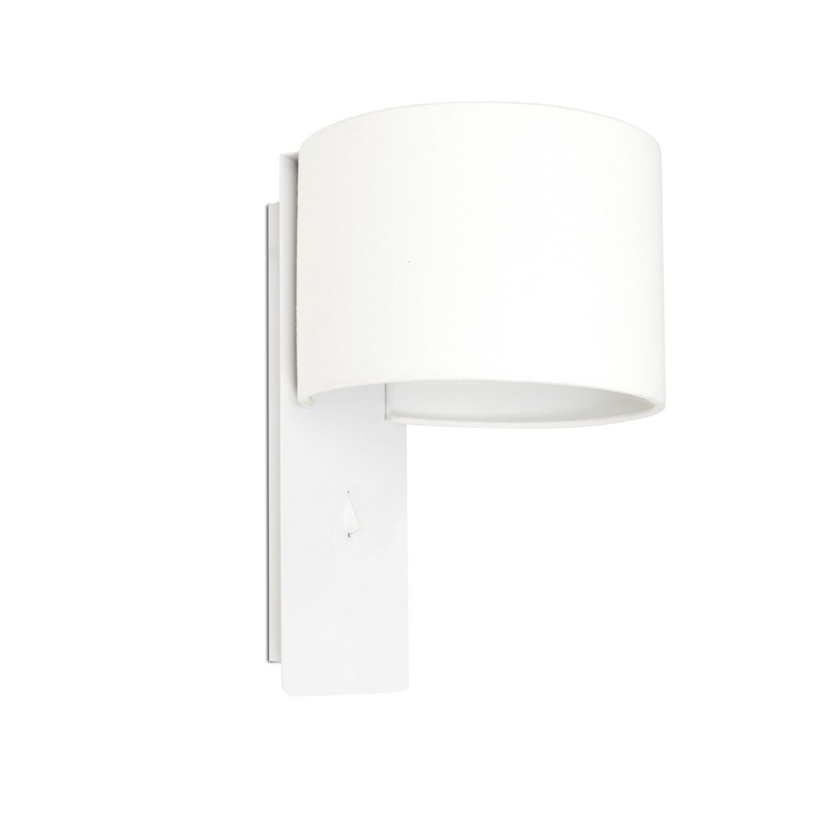 FOLD Aplique de Faro. Medidas: L 200 x A 300 x F 220 mm. Color: Blanco