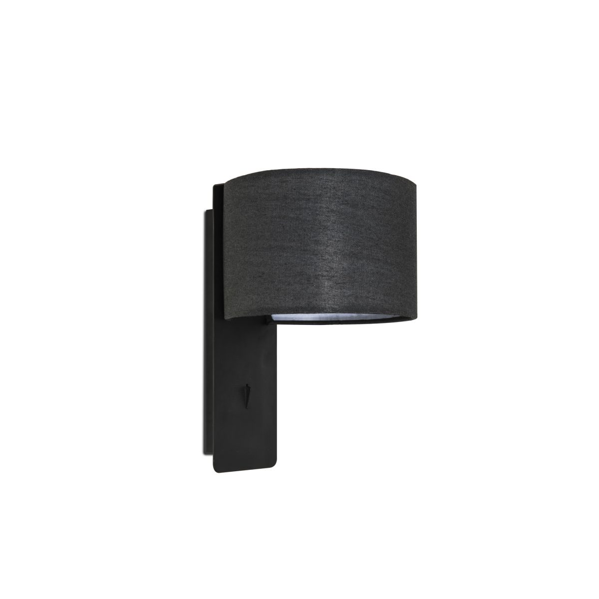 FOLD Aplique de Faro. Medidas: L 200 x A 300 x F 220 mm. Color: Negro