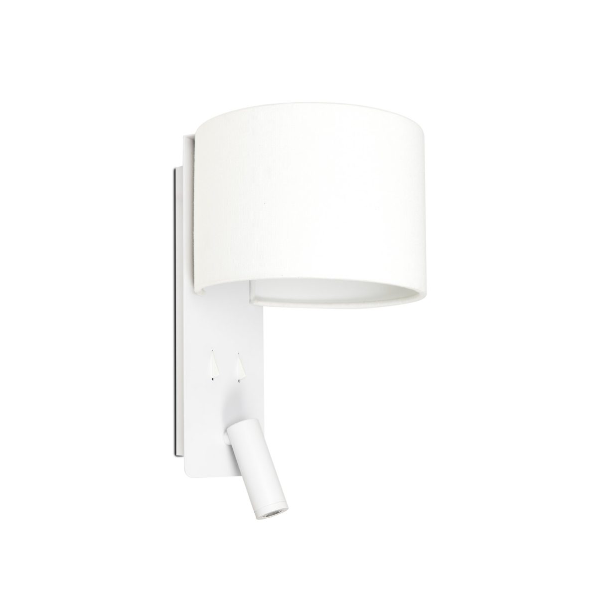 FOLD Aplique de Faro. Medidas: L 200 x A 300 x F 220 mm. Color: Blanco